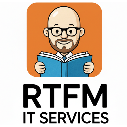 RTFM IT Services mascot